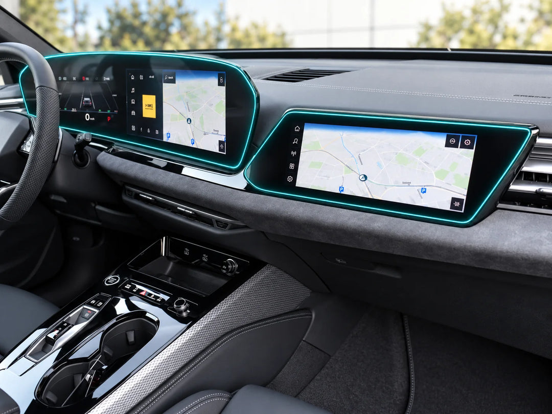Displayschutzfolie für Audi A5 (FU) 2025 mit Beifahrerdisplay