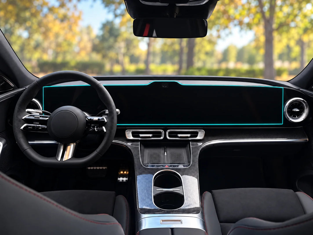 Displayschutzfolie für Mercedes C-Klasse Elektro (W520) Hyperscreen