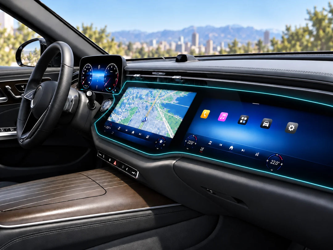 Displayschutzfolie für Mercedes E-Klasse (W214) Superscreen