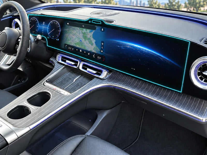 Displayschutzfolie für Mercedes GLC EQ (X540) Hyperscreen