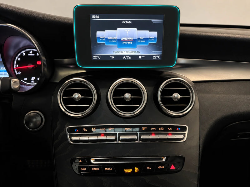Displaybeschermfolie voor Mercedes GLC (X253) 2015-2019