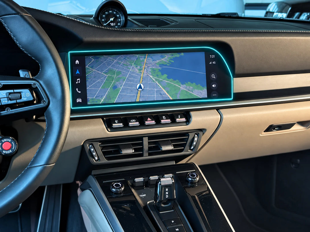 Displayschutzfolie für Porsche 911 (992 / 992.2)