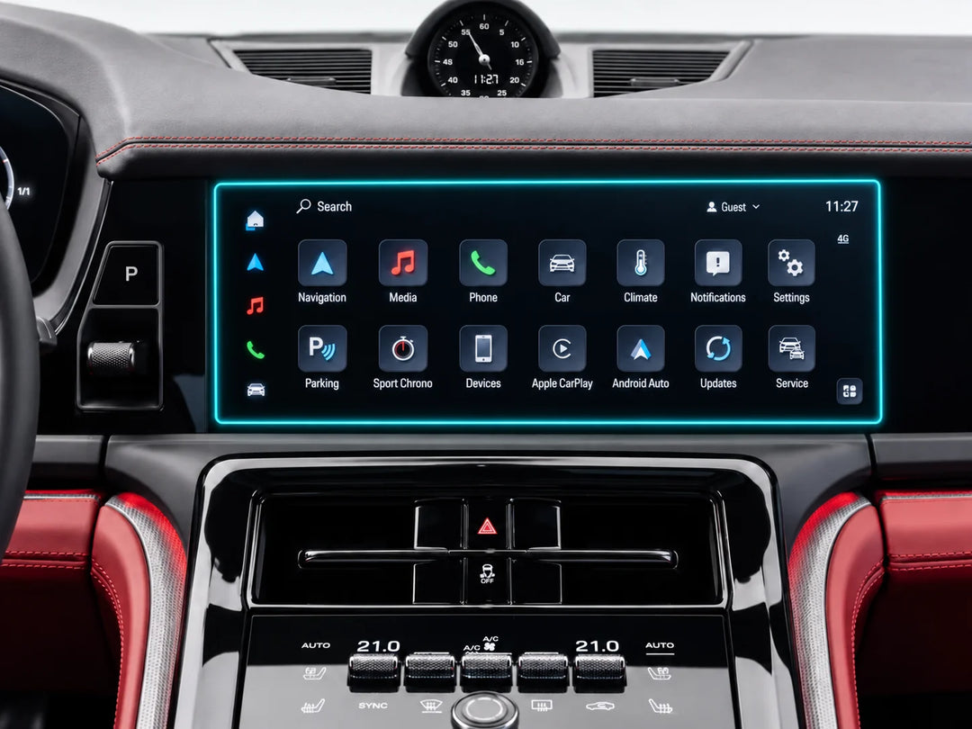 Displayschutzfolie für Porsche Panamera ab 2024 (ohne Beifahrerdisplay)