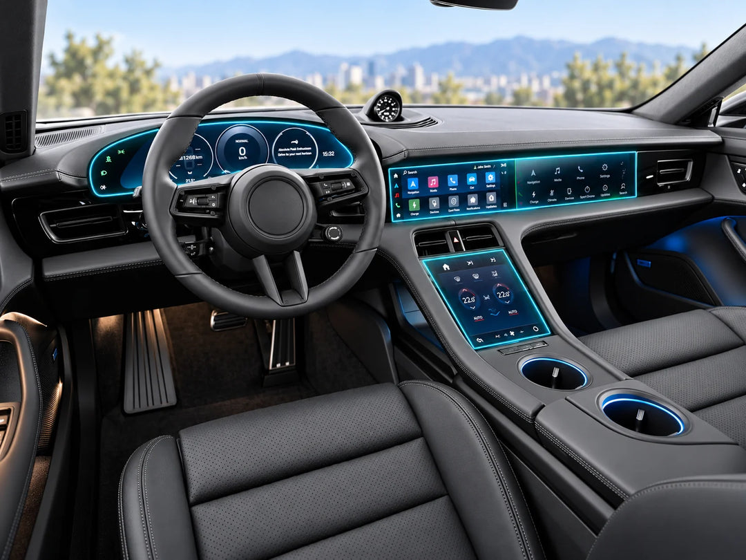 Displayschutzfolie für Porsche Taycan (alle Displays)
