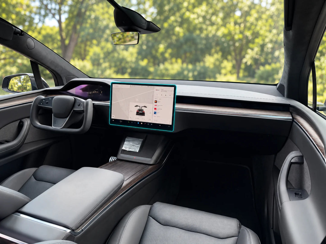 Displayschutzfolie für Tesla Model X (ab 2021) inkl. Bildschirm hinten