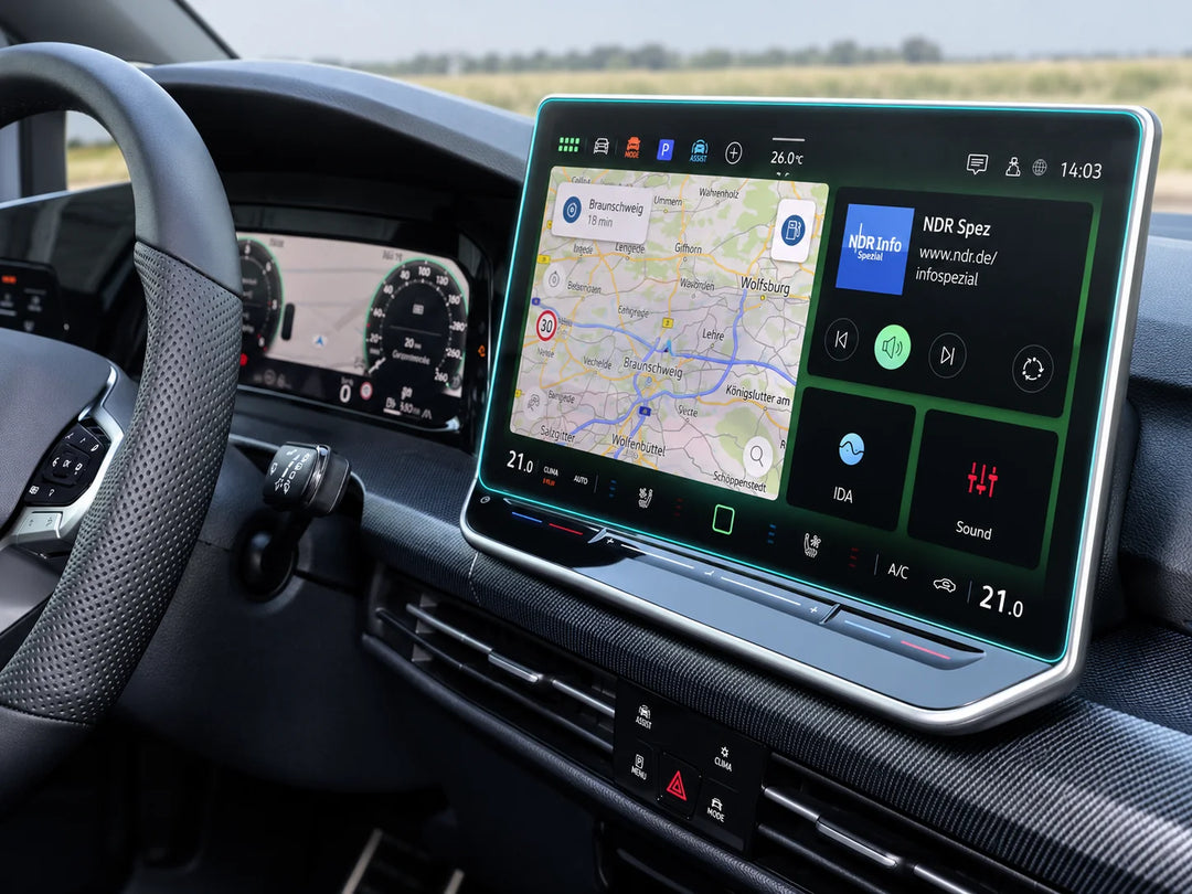 Displayschutzfolie für VW Golf 8 Discover 12,9 Zoll (ab 2024)