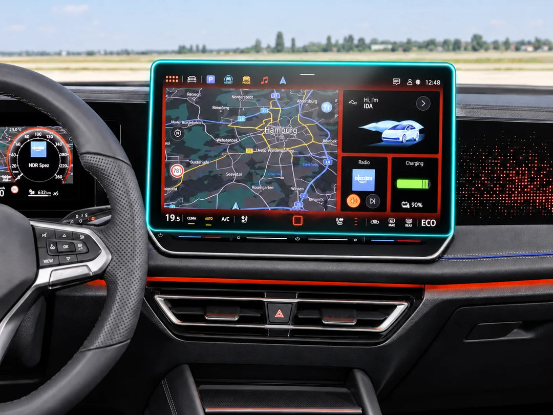 Displayschutzfolie für VW Tiguan Discover Pro Max 15 Zoll (ab 2024)