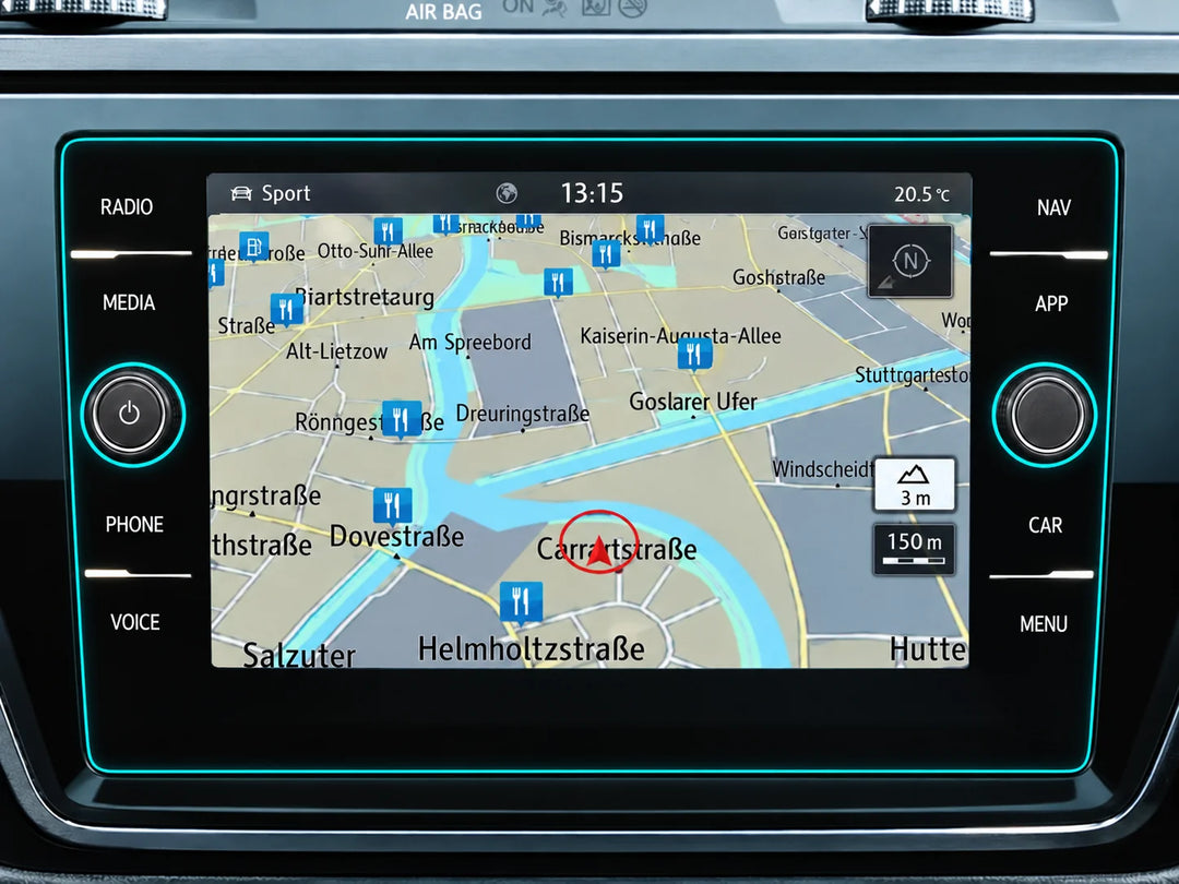 Displayschutzfolie für VW Touran Discover Media