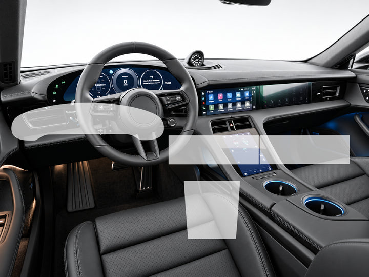 Porsche Taycan (alle Displays)